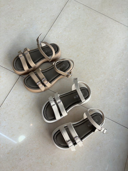 Double Adjustable Strap Summer Casual Platform Sandals